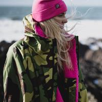 dryrobe Advance Long Sleeve Changing Robe - Camo / Pink Extra Image 8 Preview